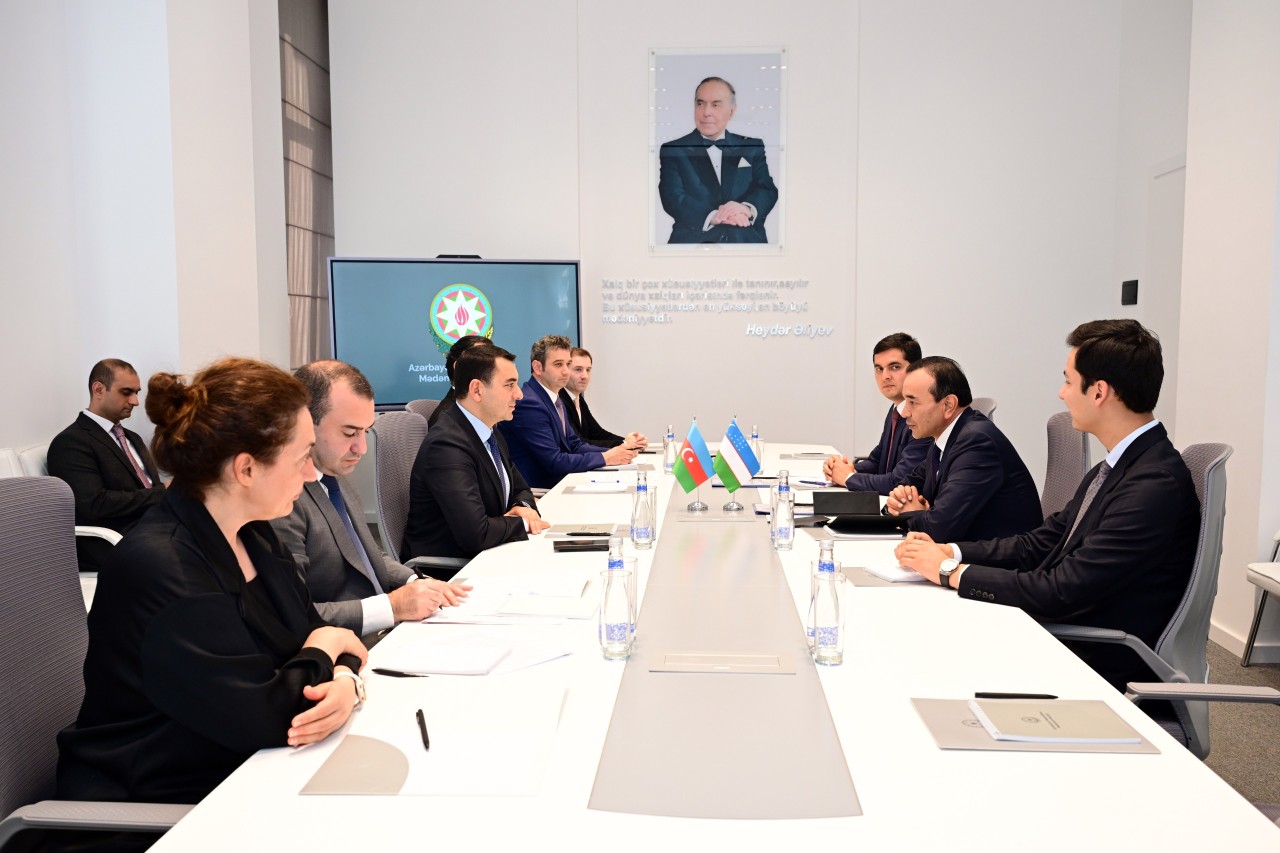 Azərbaycan və Özbəkistan mədəniyyət nazirləri arasında görüş keçirildi - FOTOLAR